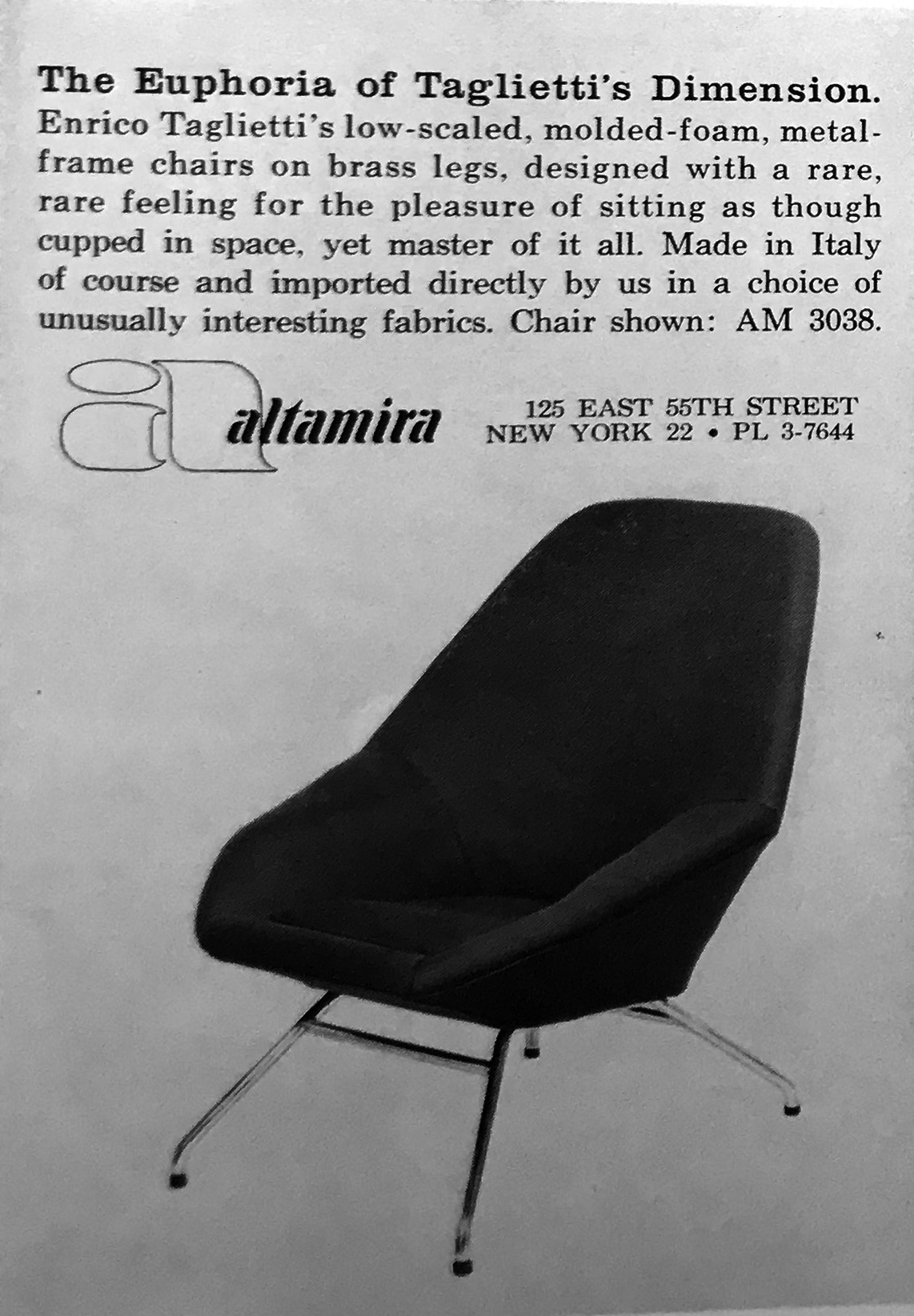 Altamira advertising on Interiors