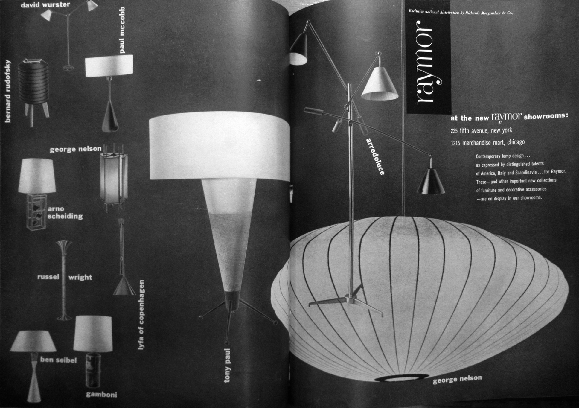 Raymor advertising on Interiors